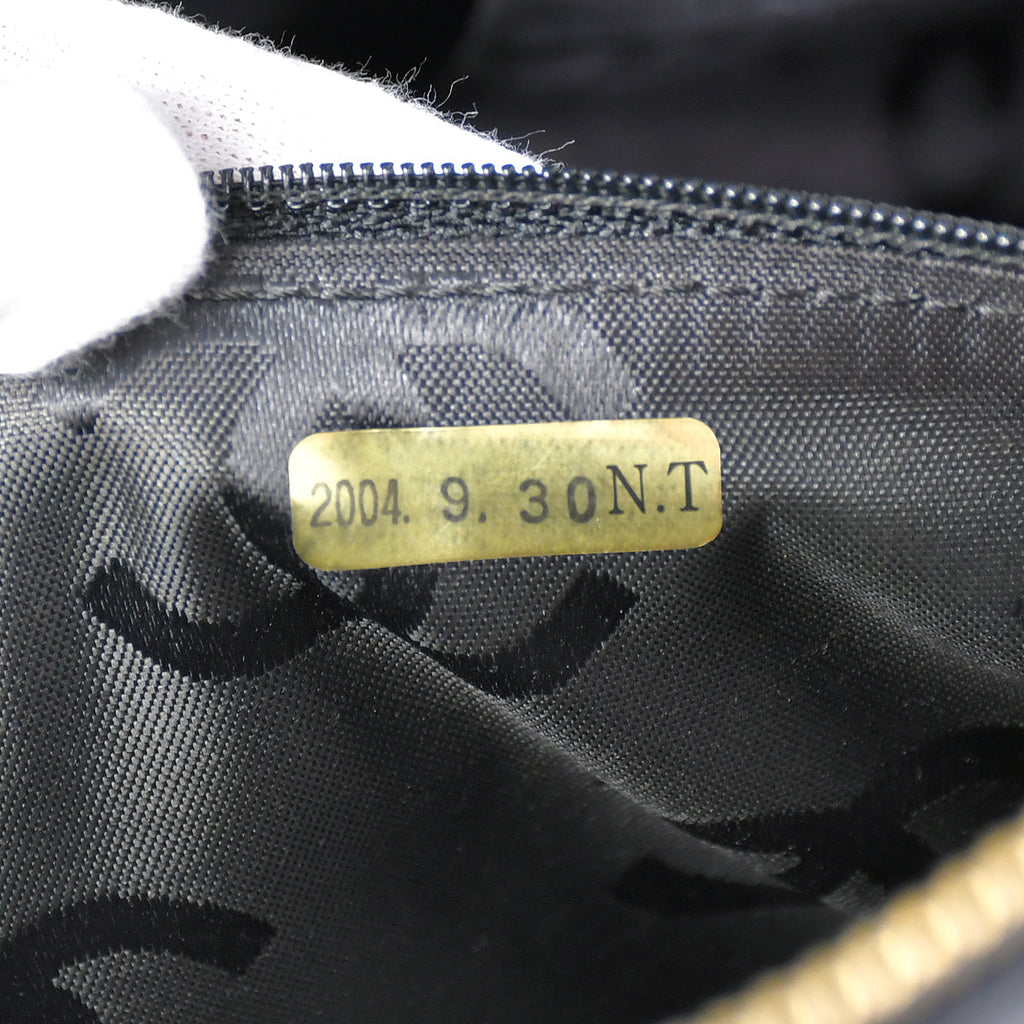 Chanel 2004-2005 Wild Stitch Handbag Black Calfskin