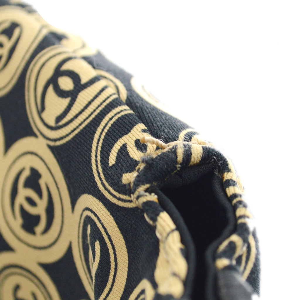 Chanel 2003-2004 Handbag 45 Black Beige