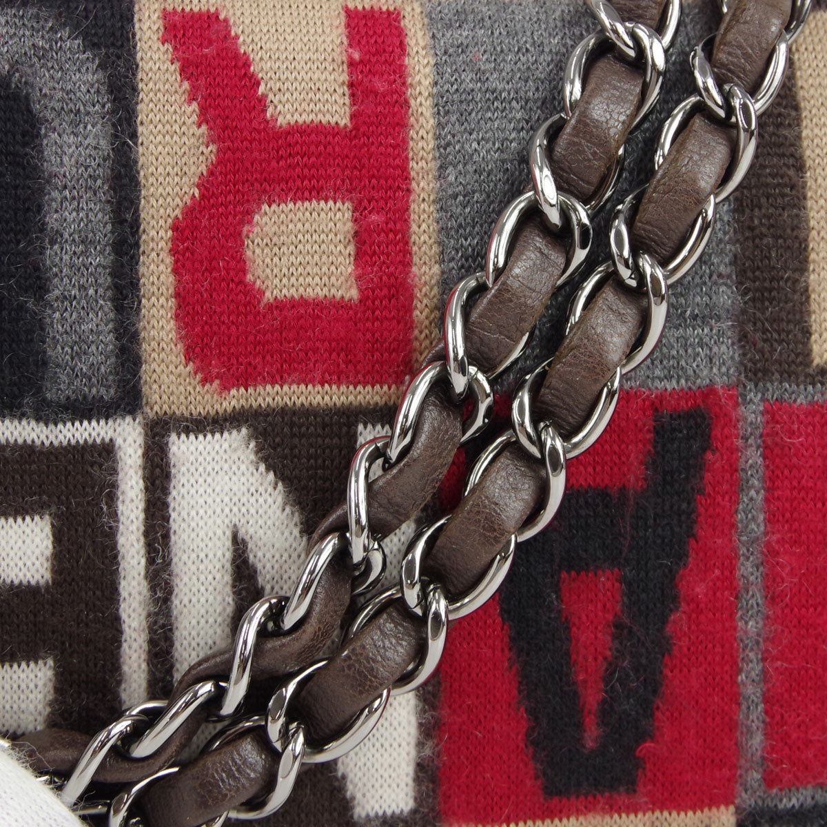 Chanel * East West Chain Shoulder Bag Multicolor