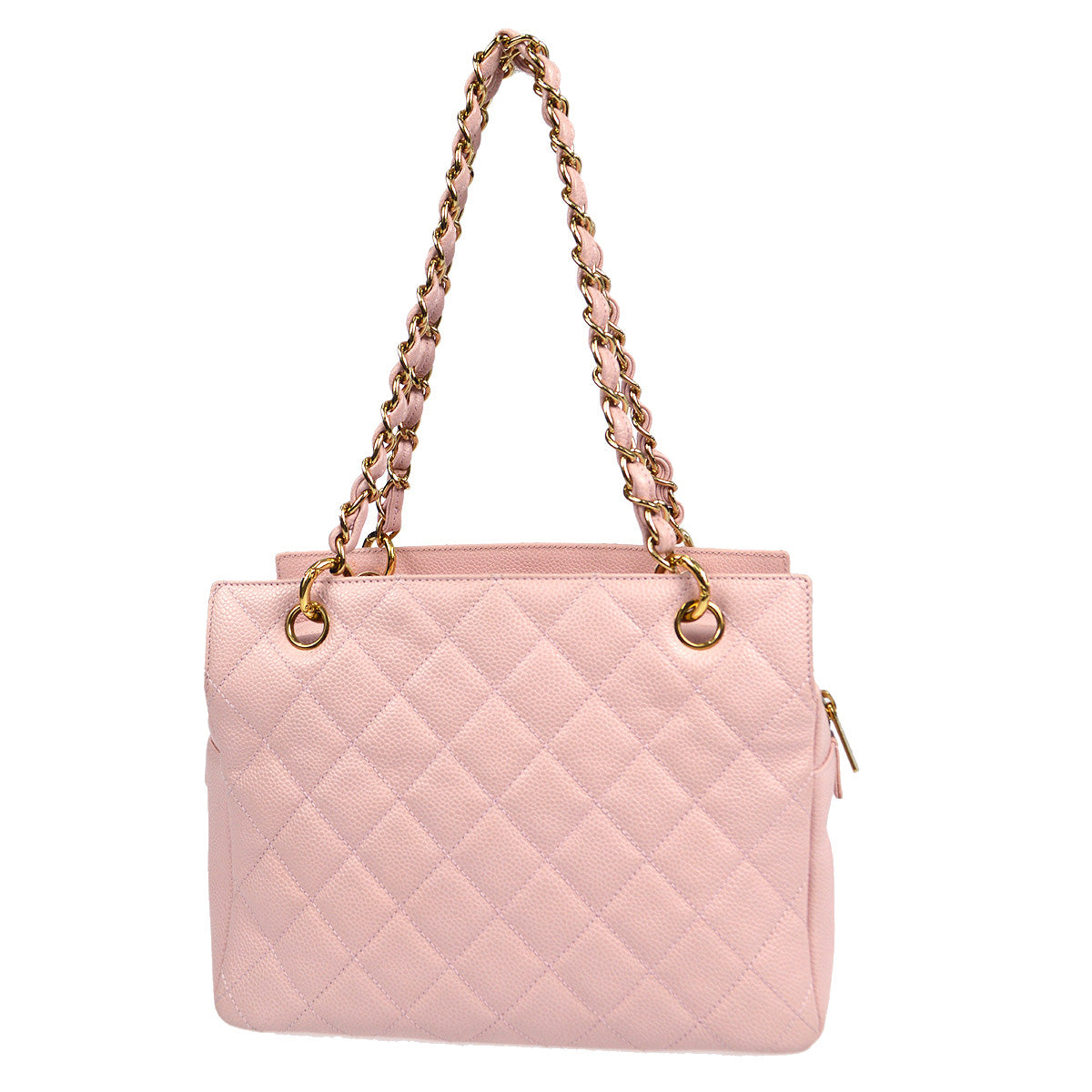 Chanel Petite Timeless Tote PTT Chain Handbag Light Pink Caviar