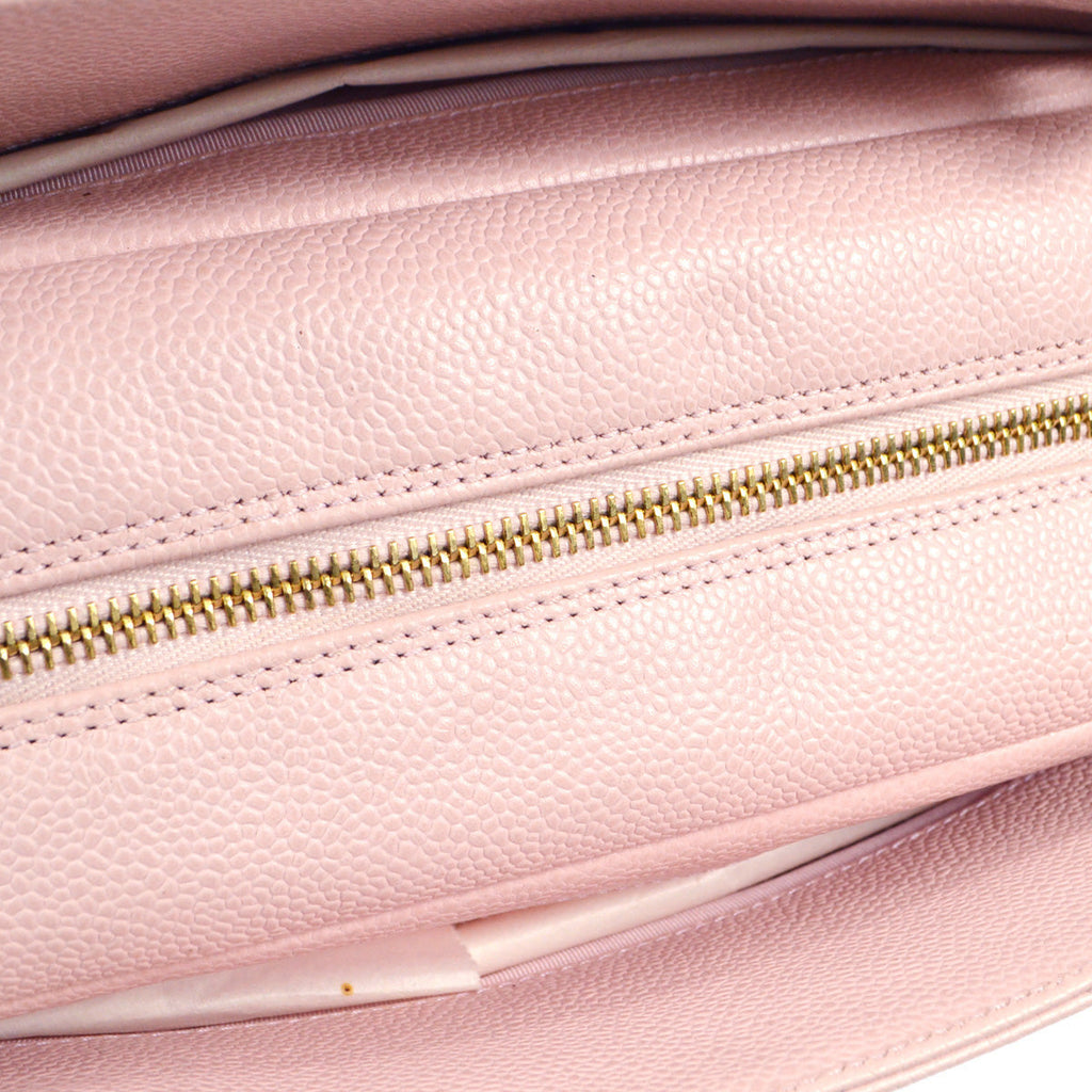 Chanel Petite Timeless Tote PTT Chain Handbag Light Pink Caviar