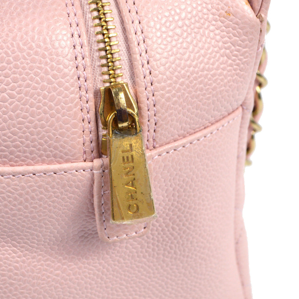 Chanel Petite Timeless Tote PTT Chain Handbag Light Pink Caviar