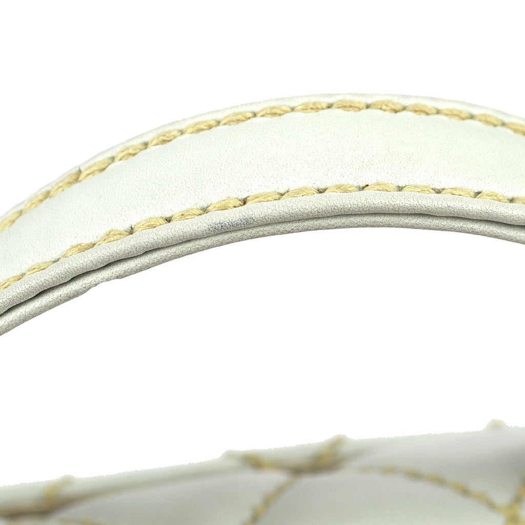 Chanel * Wild Stitch Handbag White Calfskin