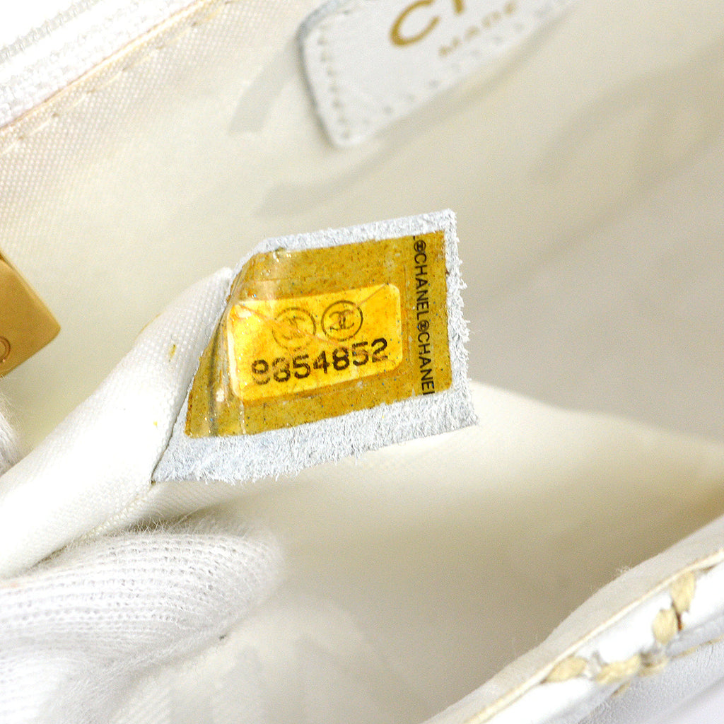 Chanel * Wild Stitch Handbag White Calfskin