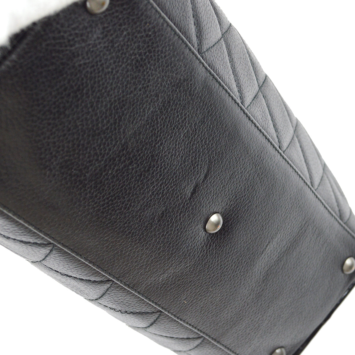 Chanel * 2001-2003 Bowling Bag 27 Black Caviar