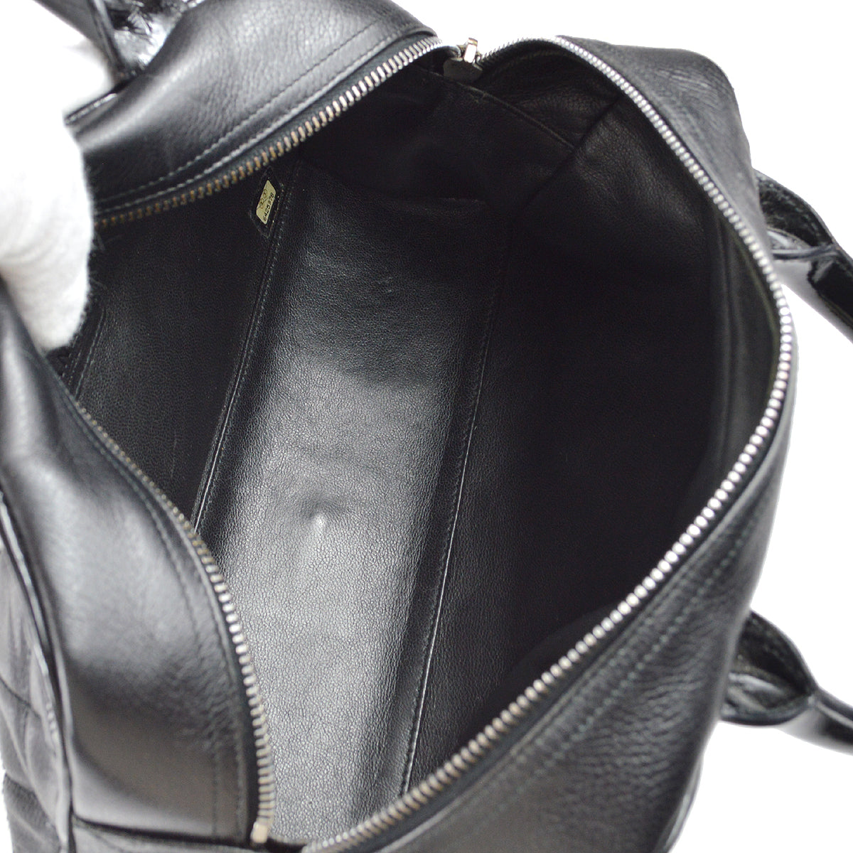 Chanel * 2001-2003 Bowling Bag 27 Black Caviar