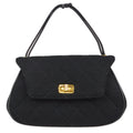 Chanel 1994-1996 Mademoiselle Lock Handbag Jersey