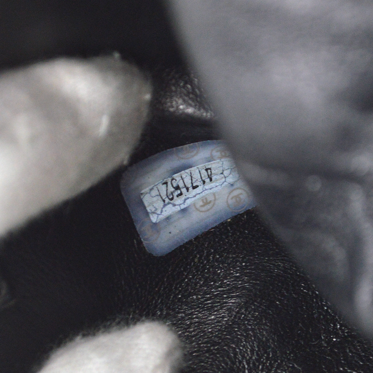 Chanel Handbag Black Cotton