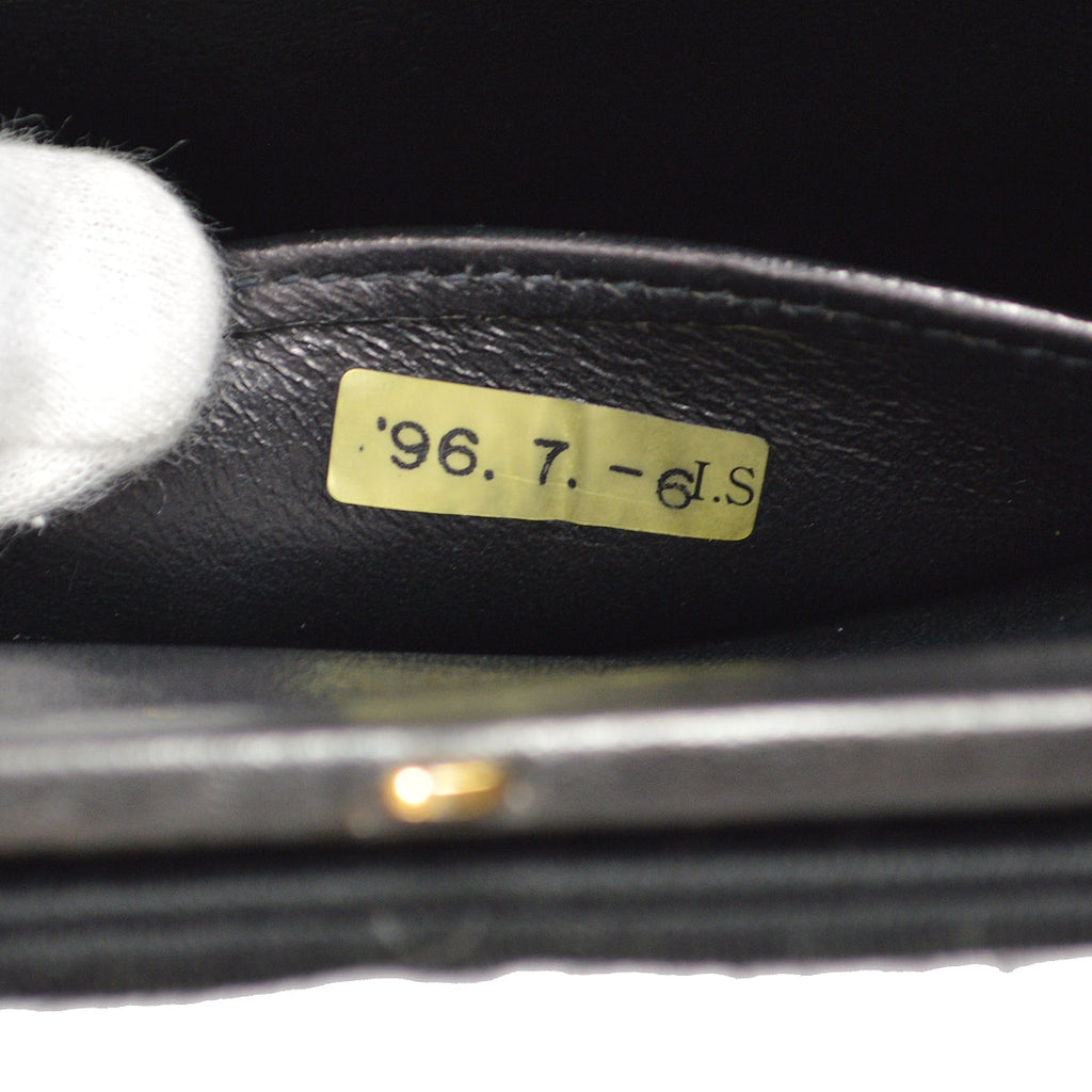 Chanel Handbag Black Cotton