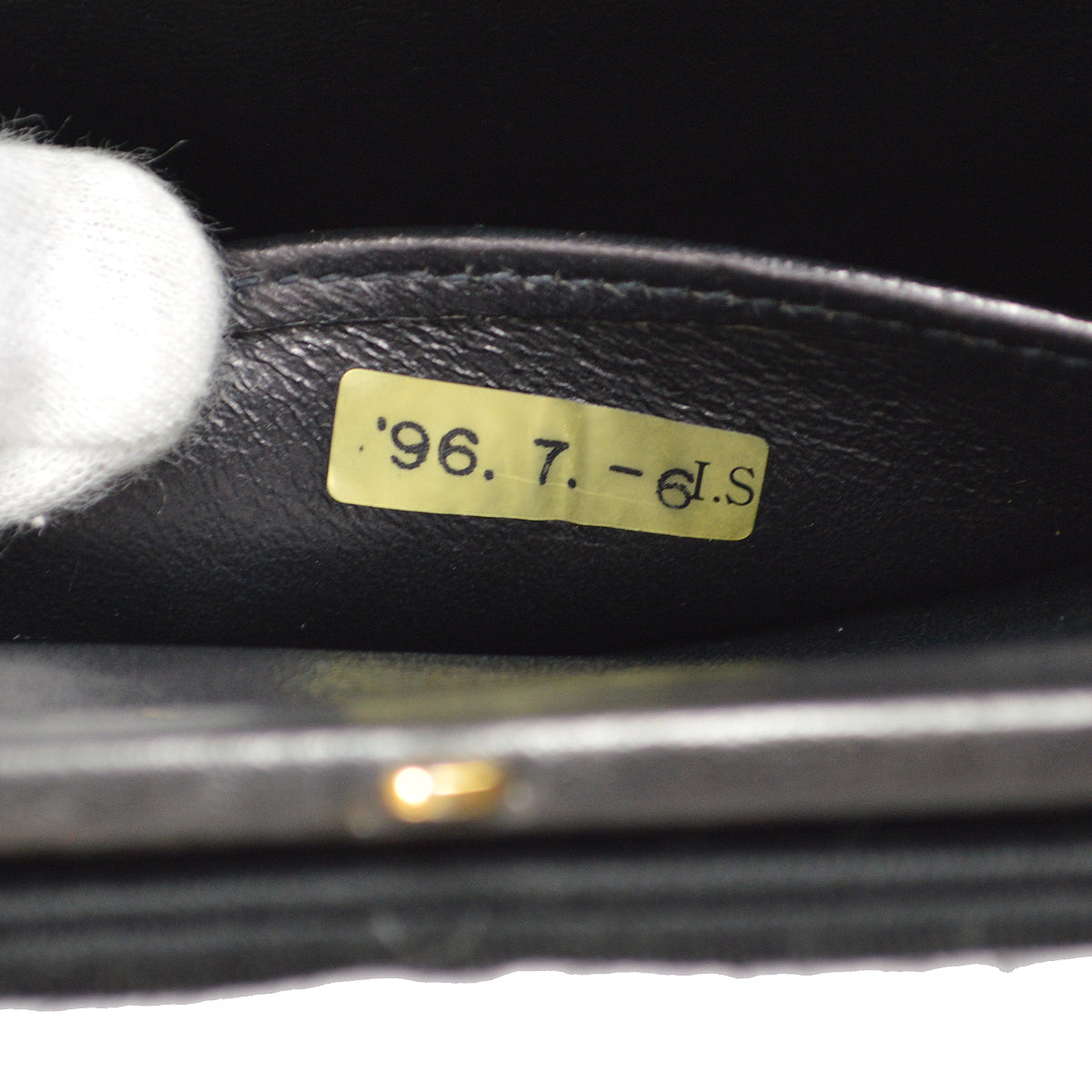 Chanel Handbag Black Cotton