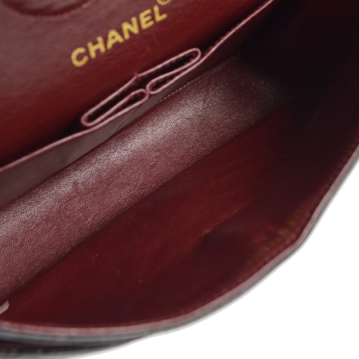 Chanel 1991-1994 Classic Double Flap Small Shoulder Bag Black Lambskin