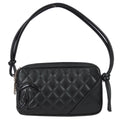 Chanel 2006-2008 Cambon Ligne Handbag Black Calfskin