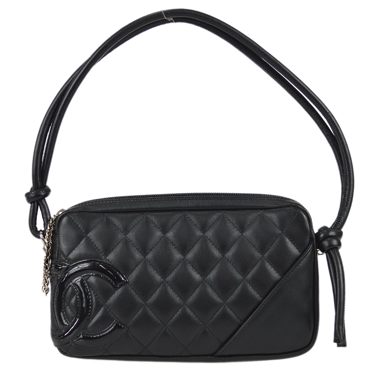 Chanel 2006-2008 Cambon Ligne Handbag Black Calfskin
