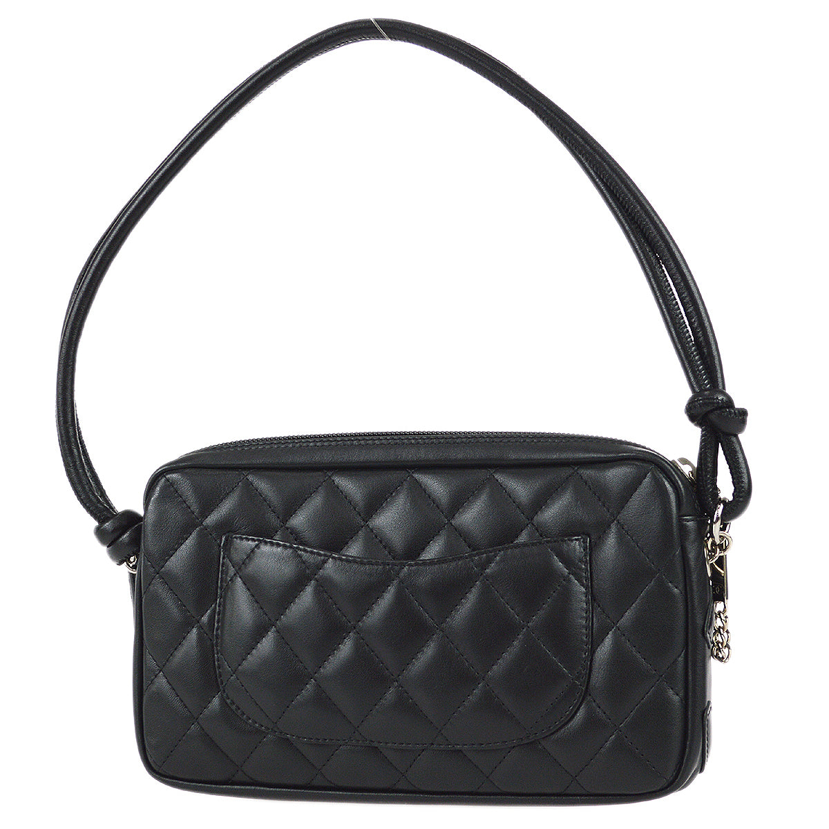 Chanel 2006-2008 Cambon Ligne Handbag Black Calfskin