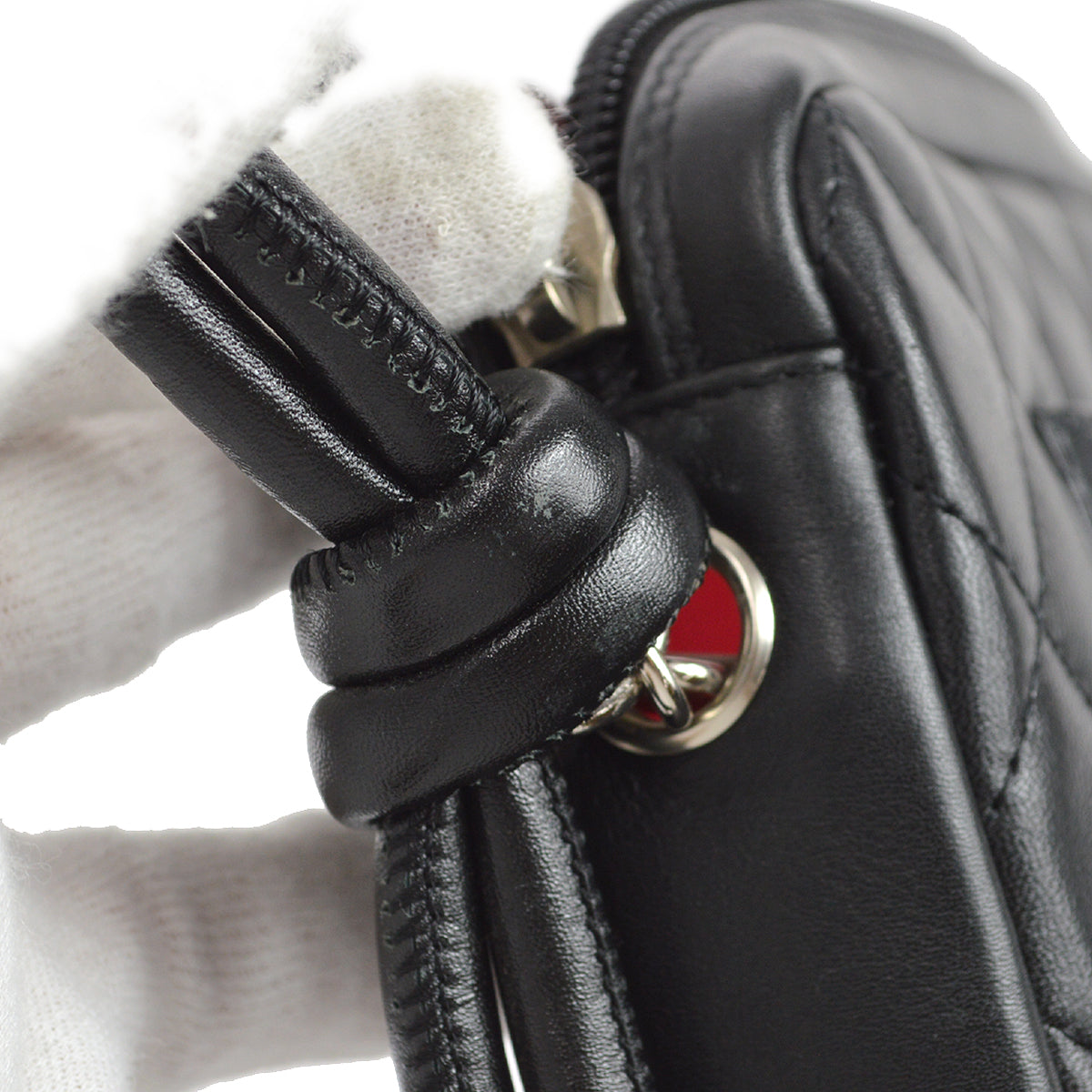Chanel 2006-2008 Cambon Ligne Handbag Black Calfskin