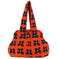 Chanel 2000-2001 Flower Printed Handbag Red