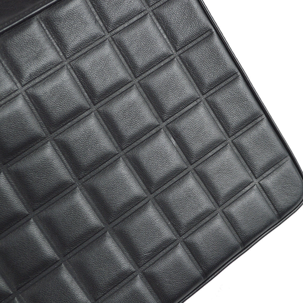 Chanel Choco Bar Shoulder Bag Black Lambskin