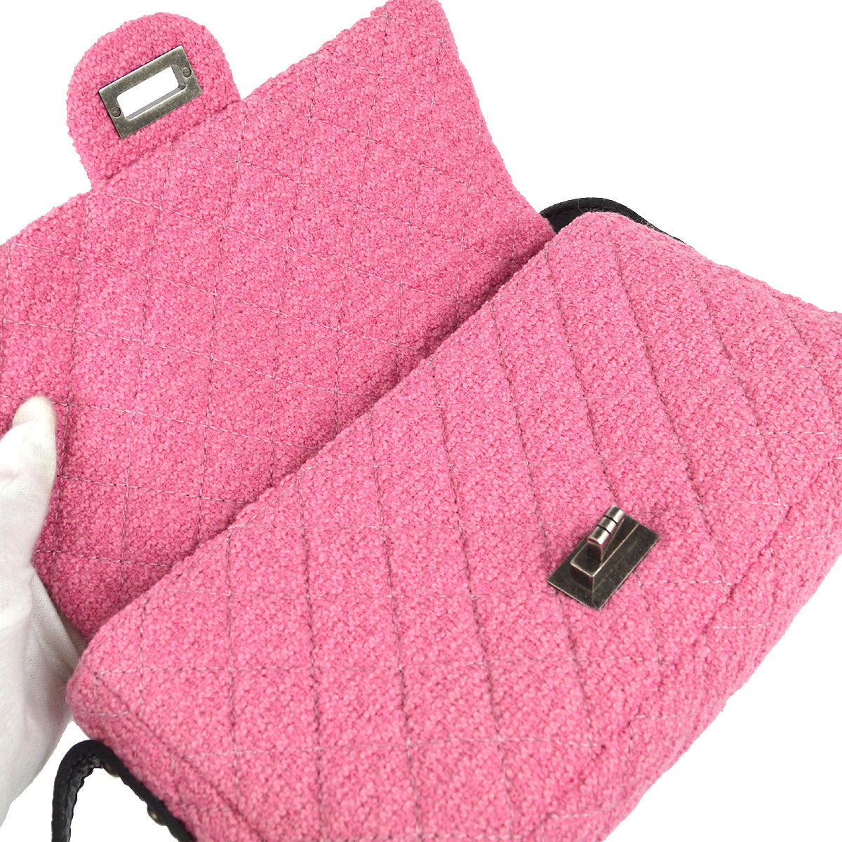 Chanel Mademoiselle Lock Shoulder Bag Pink