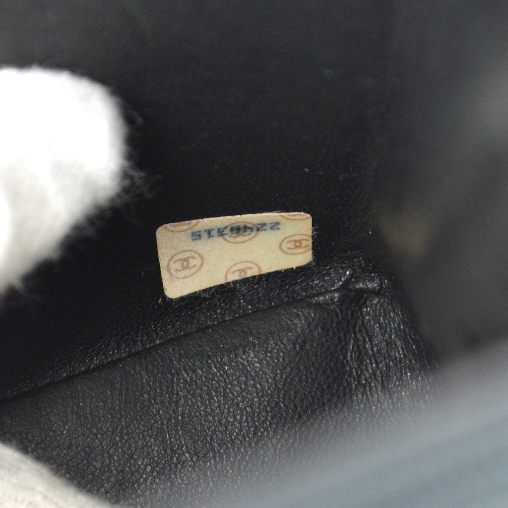 Chanel Classic Flap Maxi Shoulder Bag Black Canvas