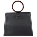 Chanel 1997-1999 Tortoiseshell Handbag Black Calfskin