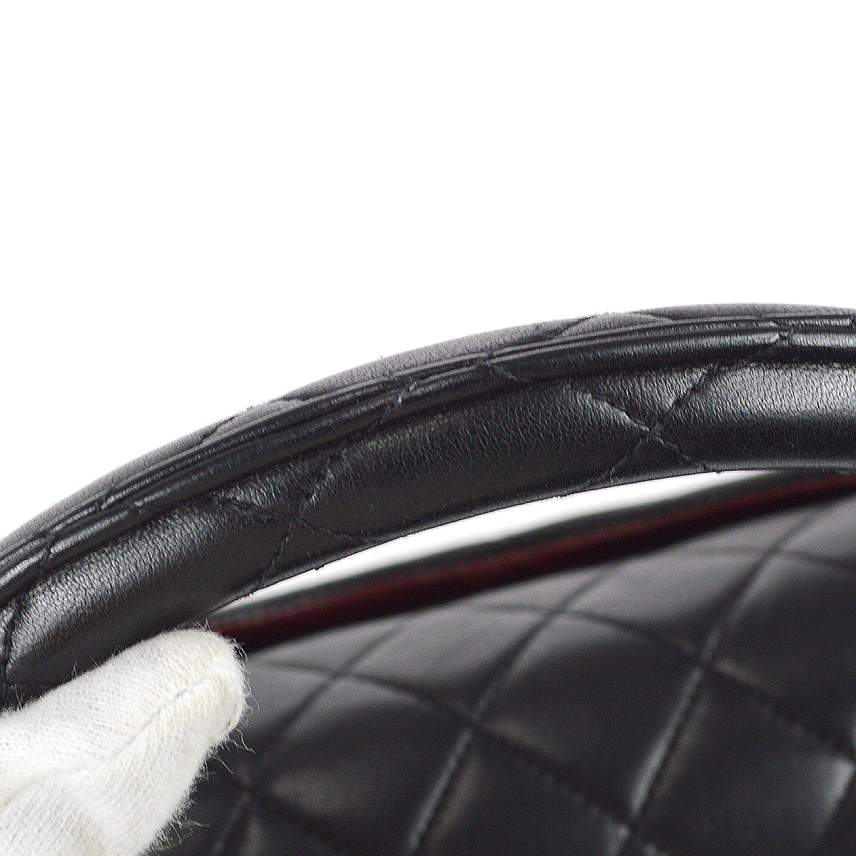 Chanel Classic Single Flap Medium Handbag Black Lambskin