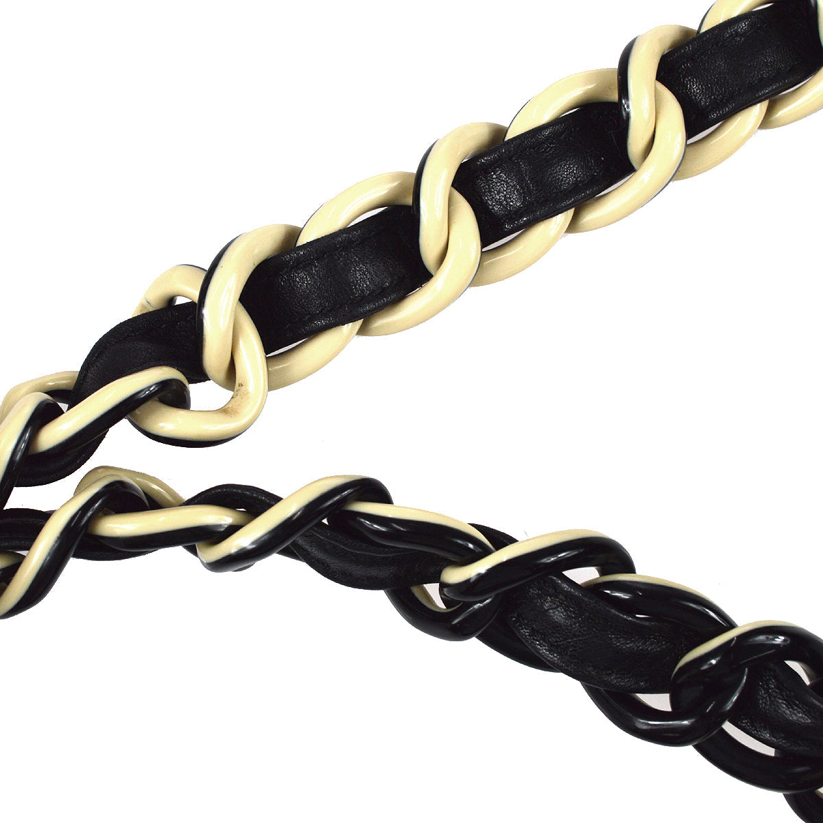 Chanel Classic Single Flap Chain Shoulder Bag Black Lambskin
