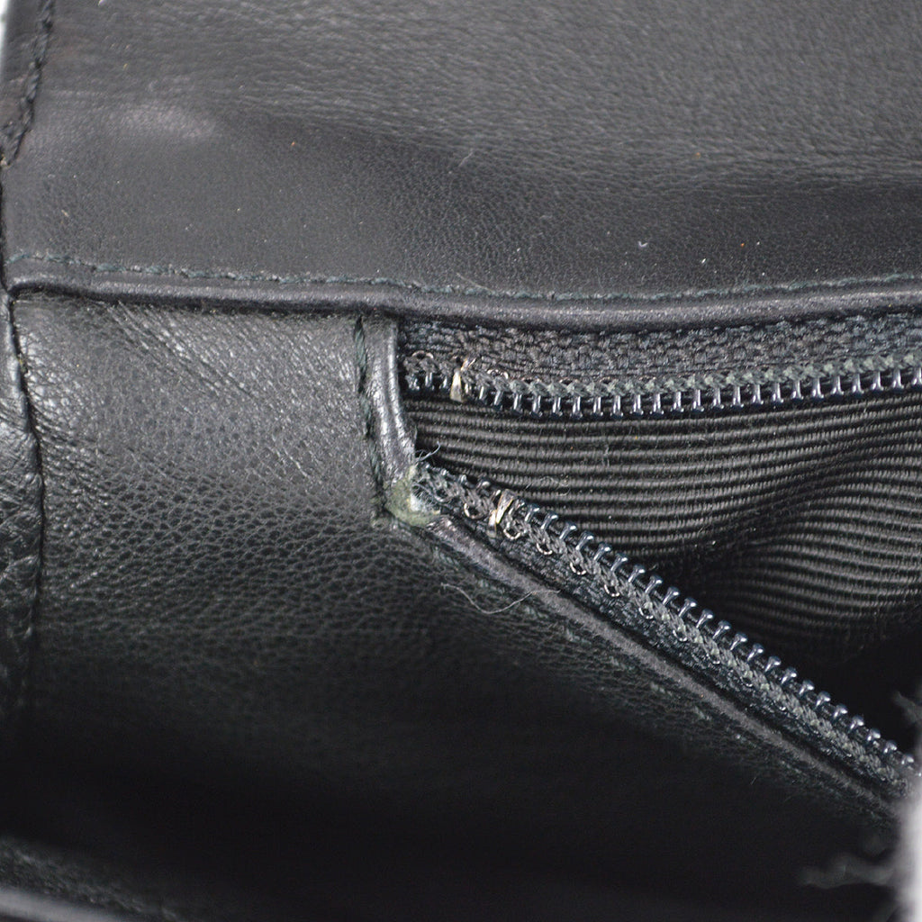 Chanel Classic Single Flap Chain Shoulder Bag Black Lambskin