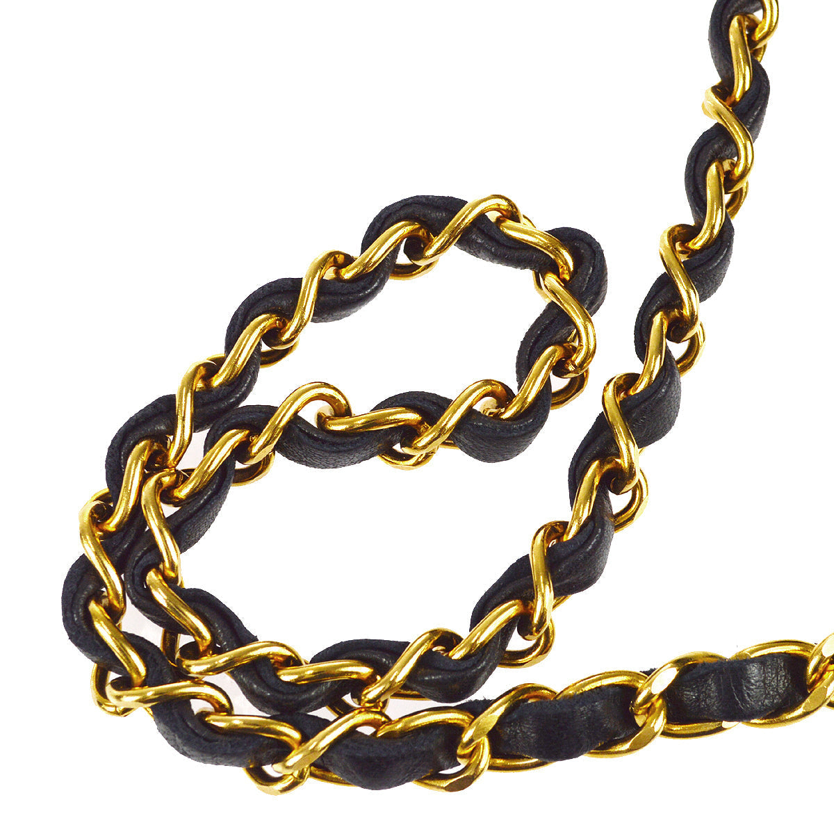 Chanel * 1994-1996 Small Diana Chain Shoulder Bag Black Lambskin