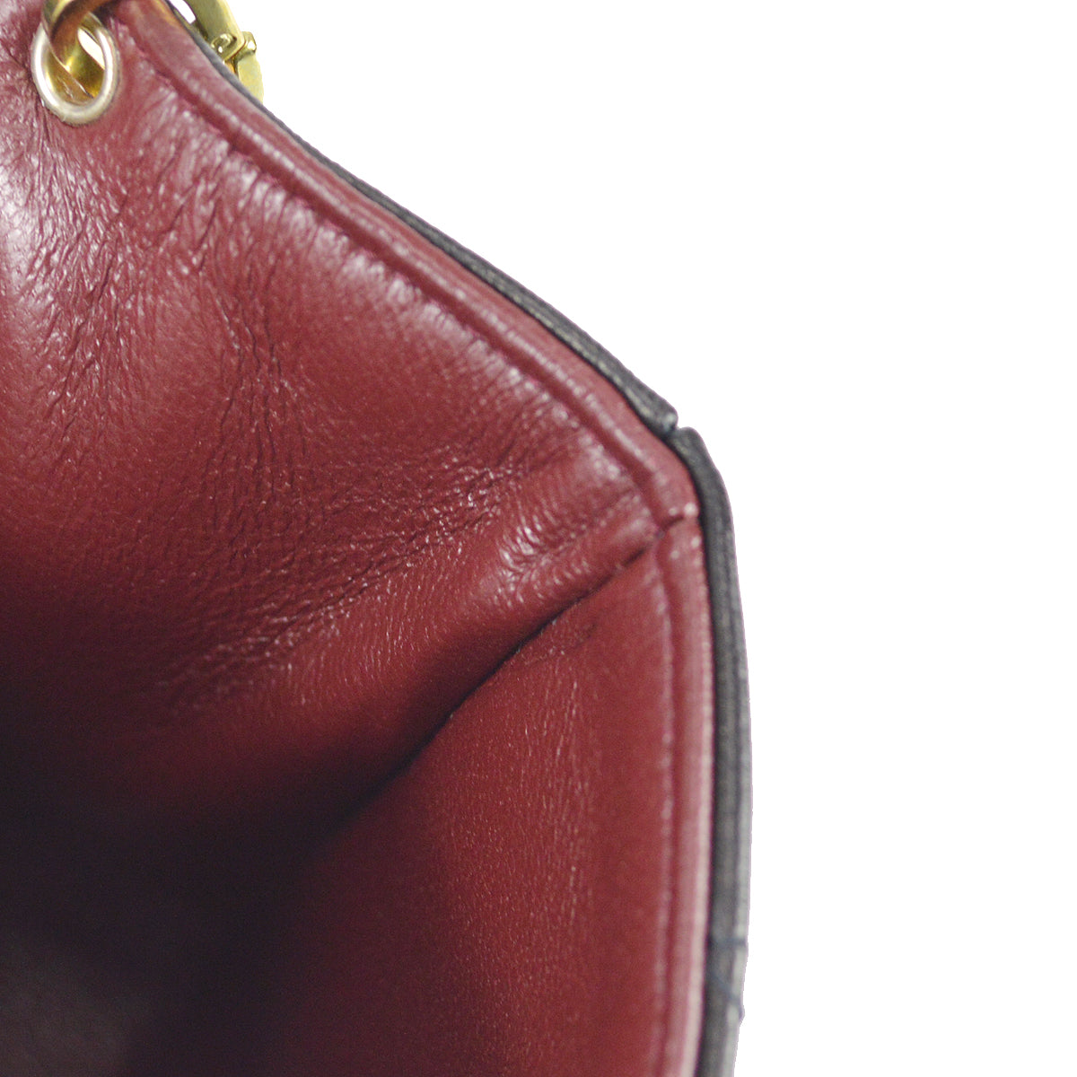 Chanel * 1994-1996 Small Diana Chain Shoulder Bag Black Lambskin
