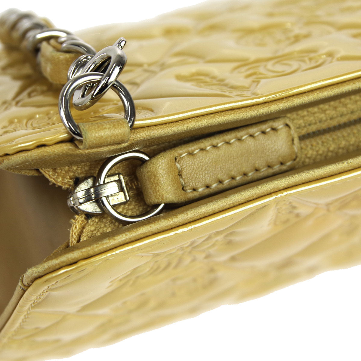 Chanel * 2009-2010 Icon Chain Handbag Patent Leather