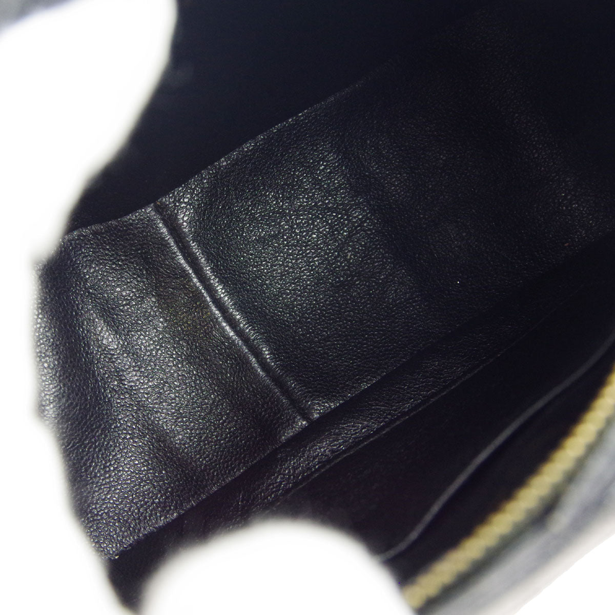 Chanel * 1991-1994 Pocket Camera Bag Mini Black Lizard