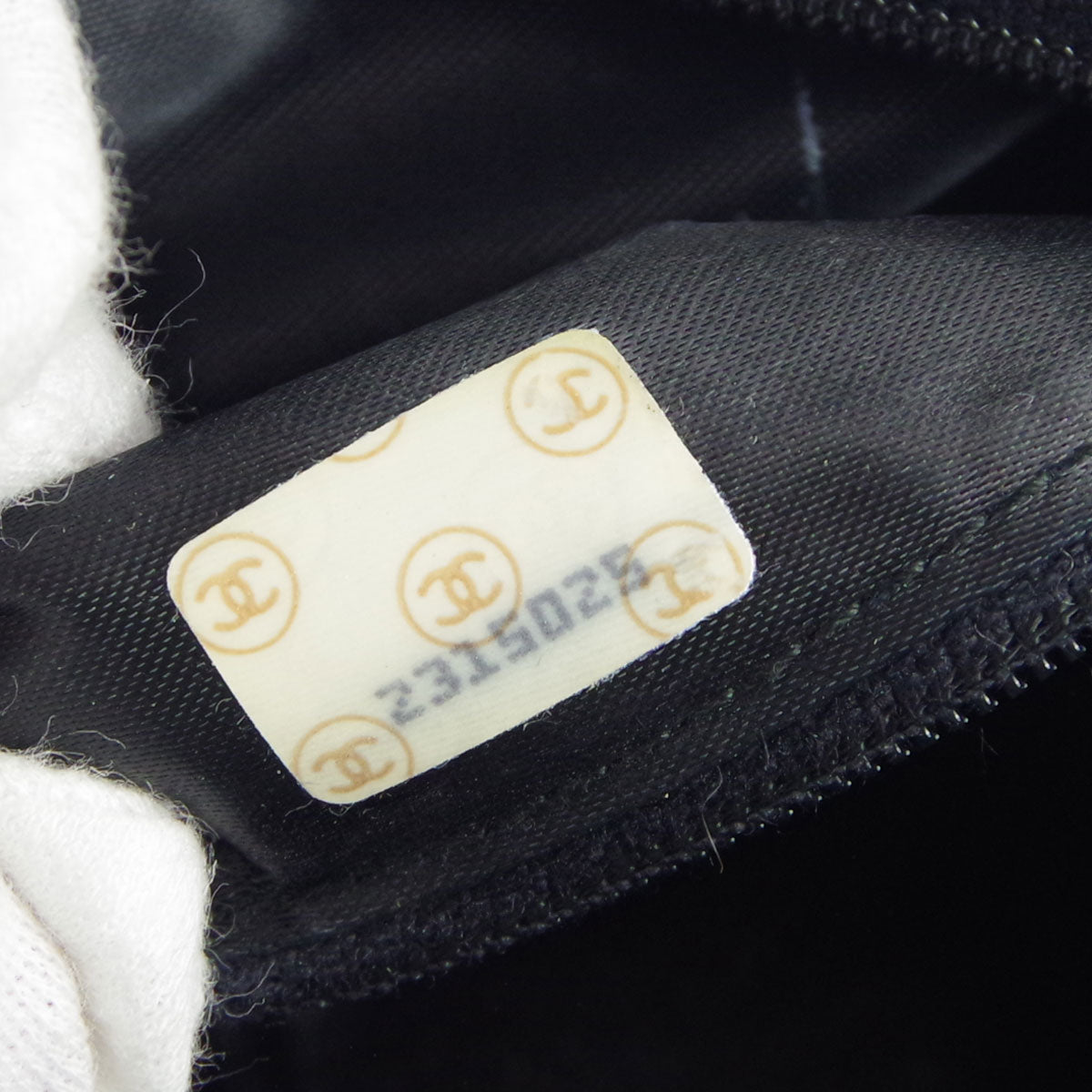 Chanel * 1991-1994 Pocket Camera Bag Mini Black Lizard