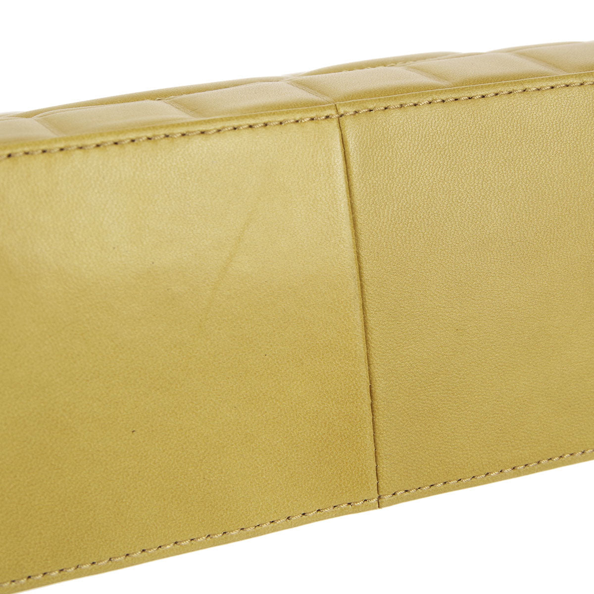 Chanel * Choco Bar Shoulder Bag Beige Lambskin