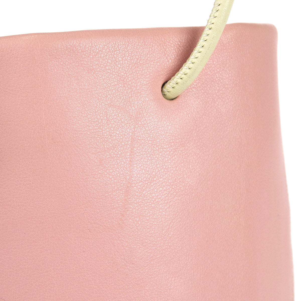 Chanel * Essential Tote Bag Pink White Calfskin