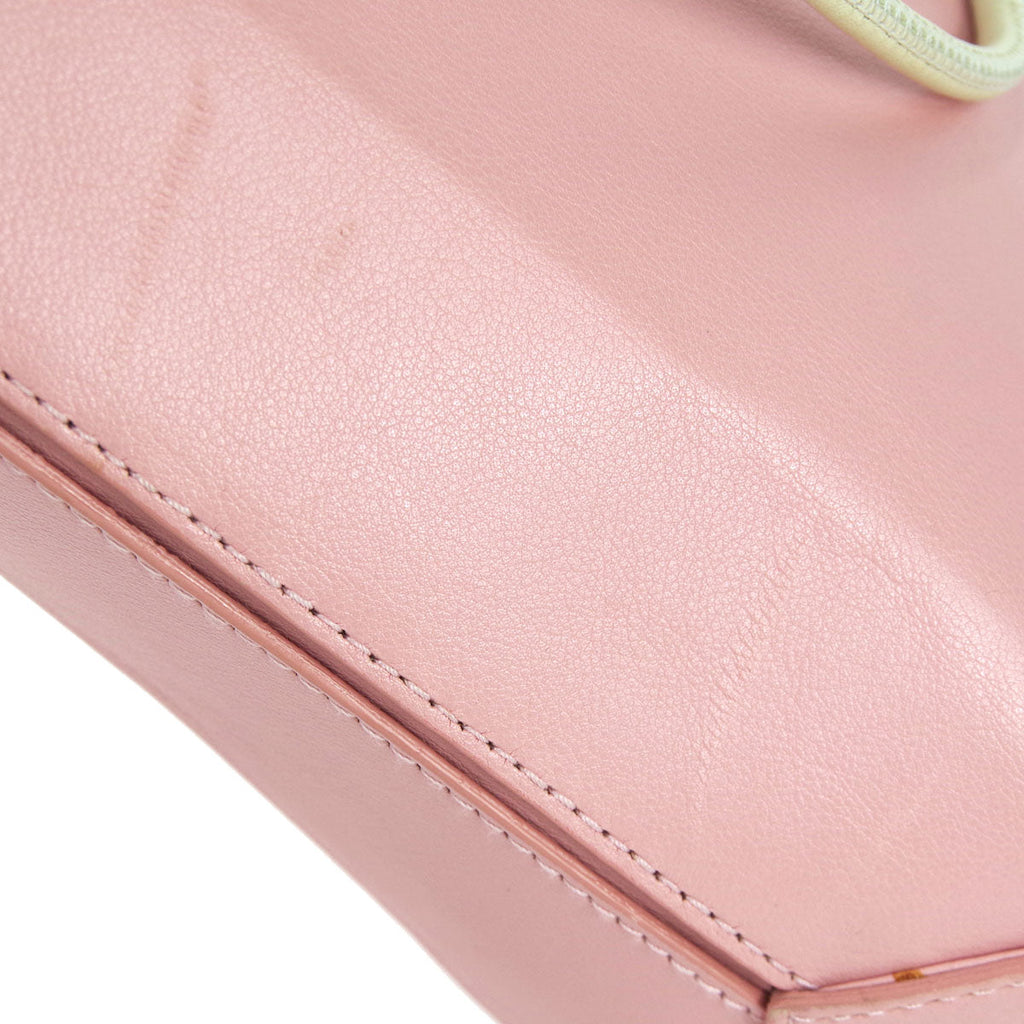 Chanel * Essential Tote Bag Pink White Calfskin