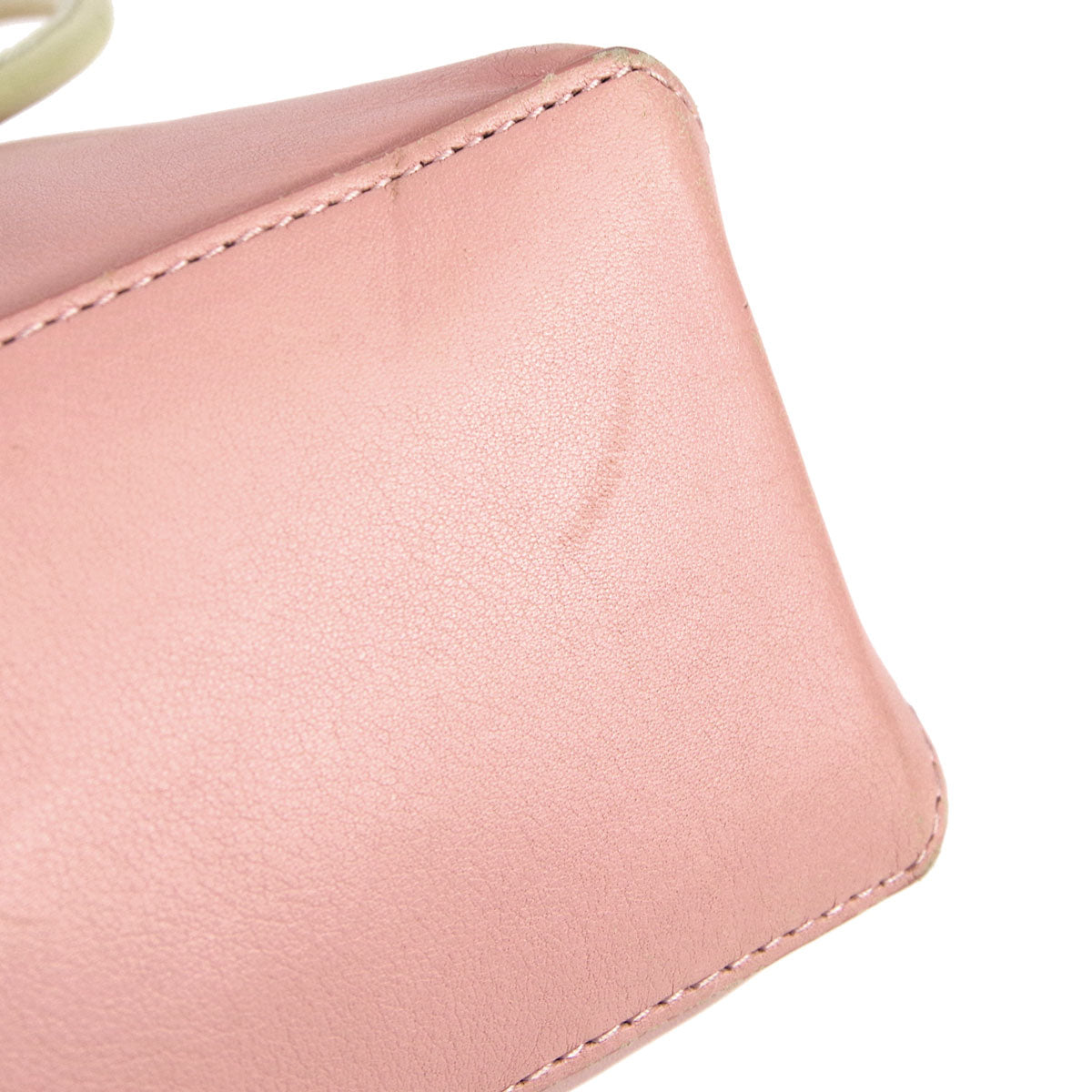 Chanel * Essential Tote Bag Pink White Calfskin