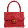 Chanel * 1989-1991 Handbag Red Lambskin