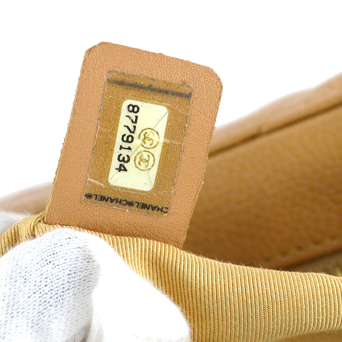 Chanel 2003-2004 Hobo Bag Beige Caviar