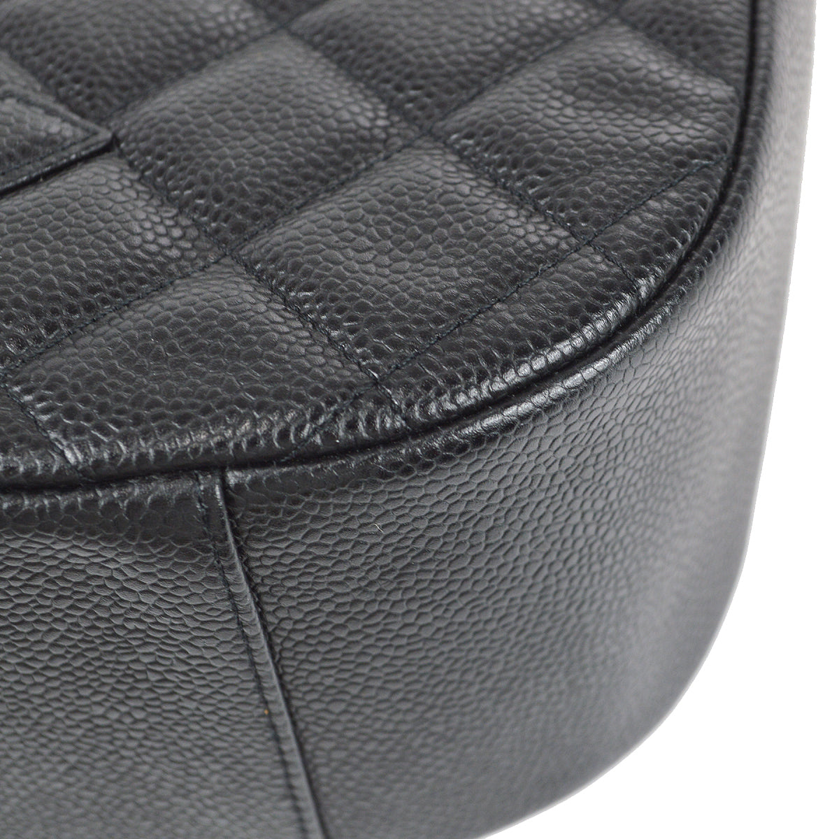 Chanel 2004-2005 Hobo Bag Black Caviar