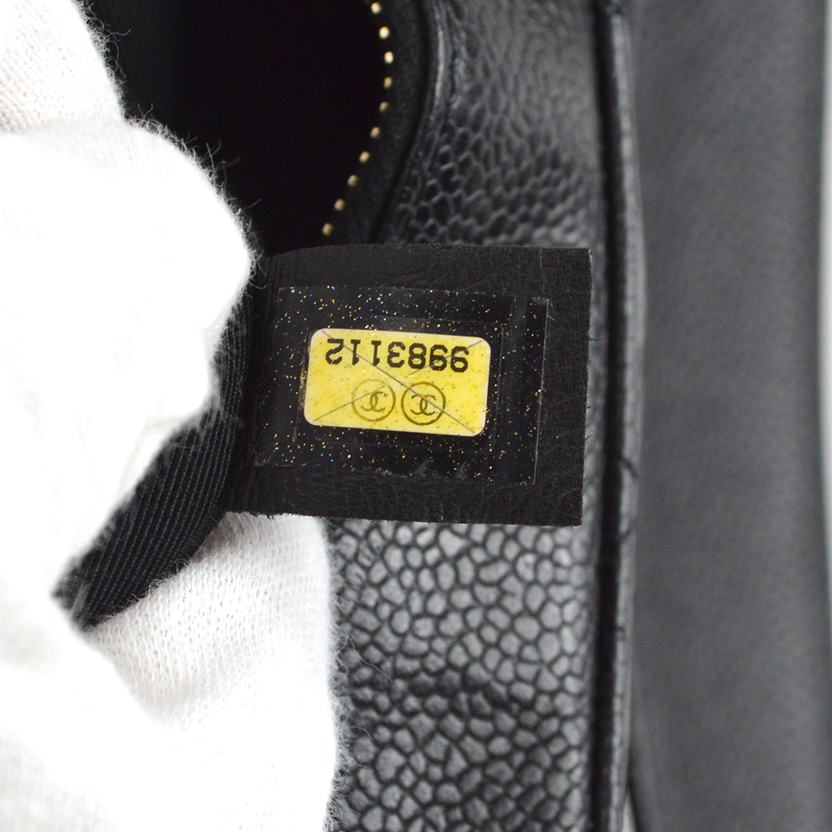 Chanel 2004-2005 Hobo Bag Black Caviar