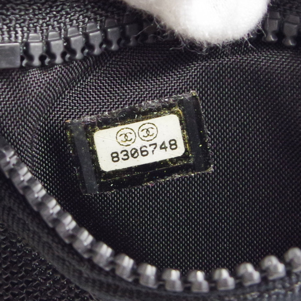 Chanel * 2003-2004 Sport Line Shoulder Bag Beige Black