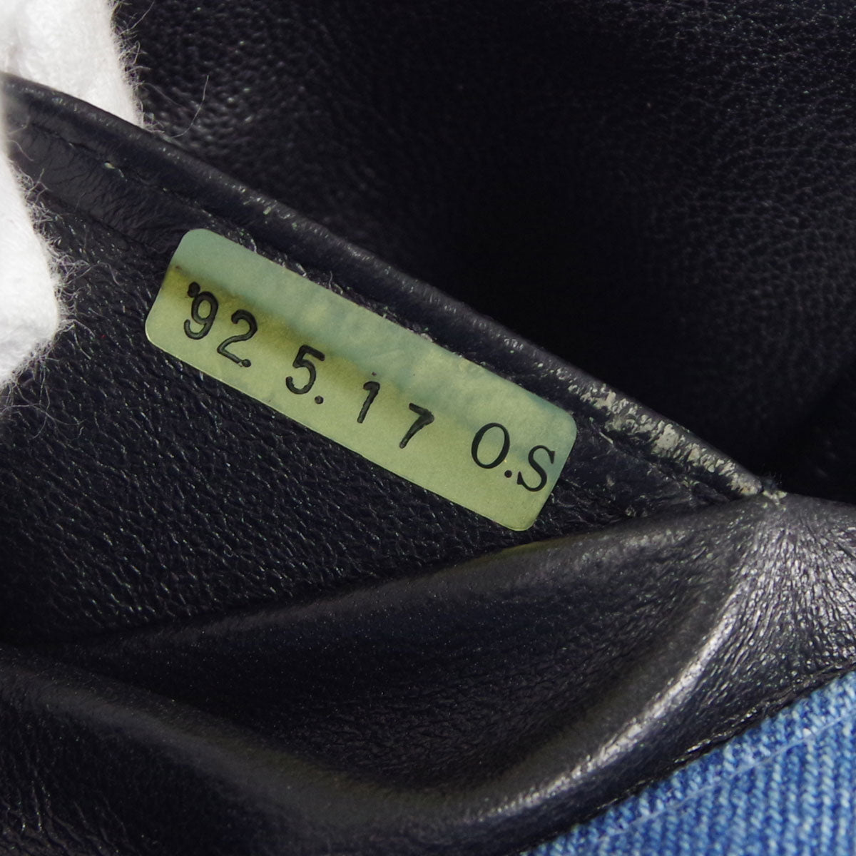 Chanel * Straight Flap Handbag Indigo Denim