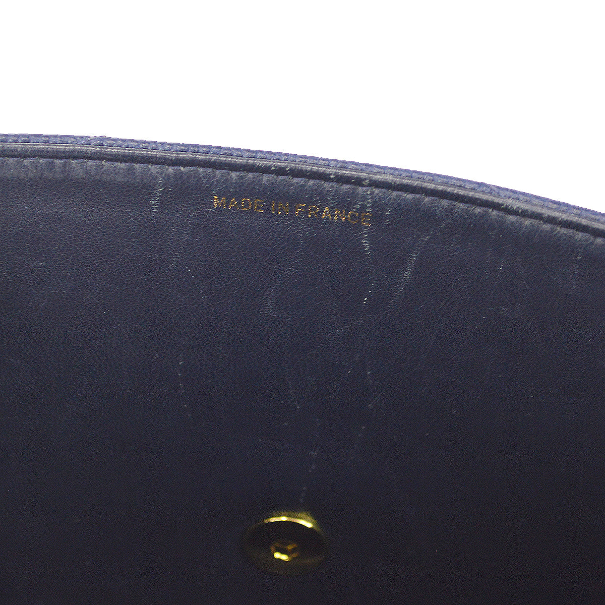 Chanel 1994-1996 Navy Caviar Jumbo Chevron Letter Flap Bag