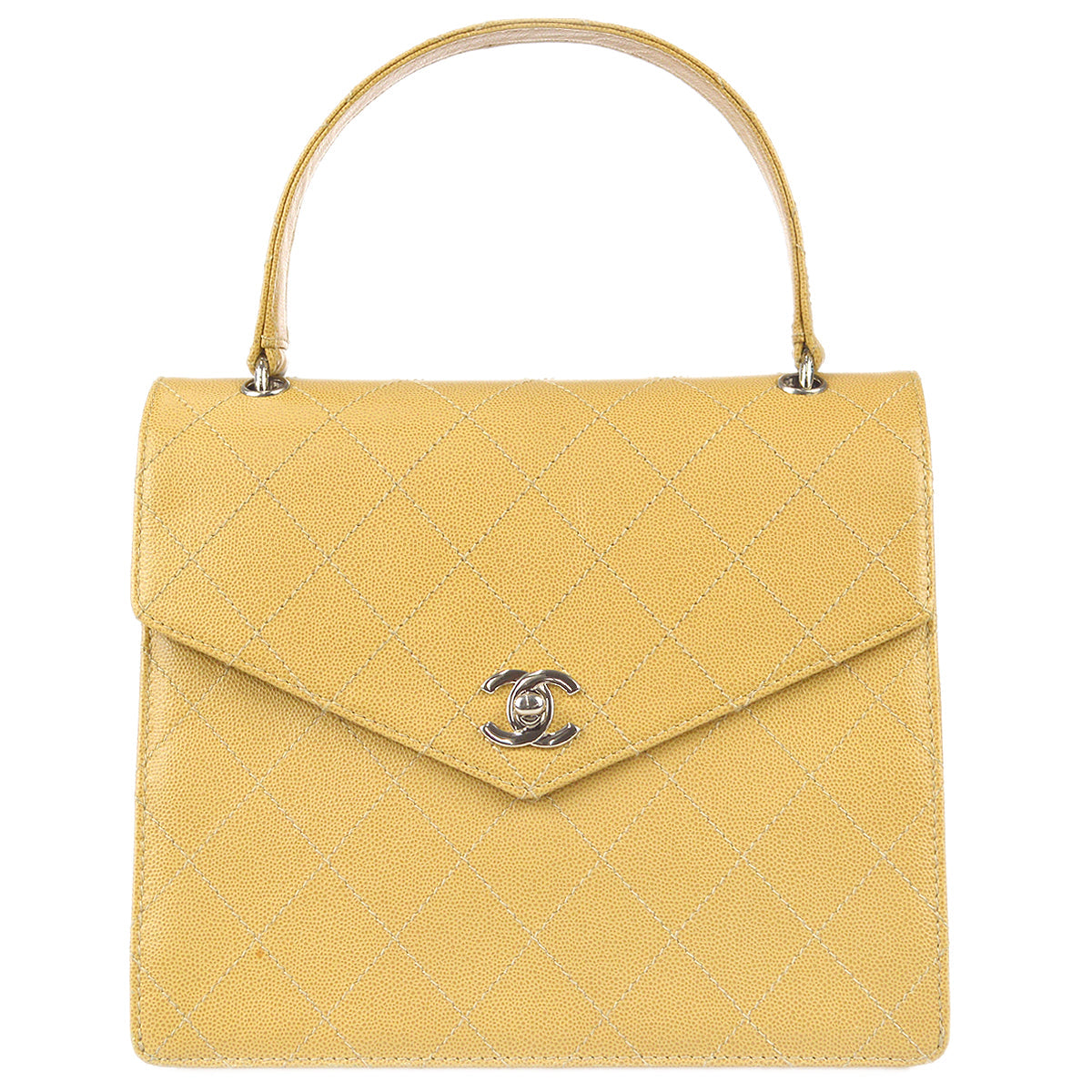 Chanel Handbag Beige Caviar