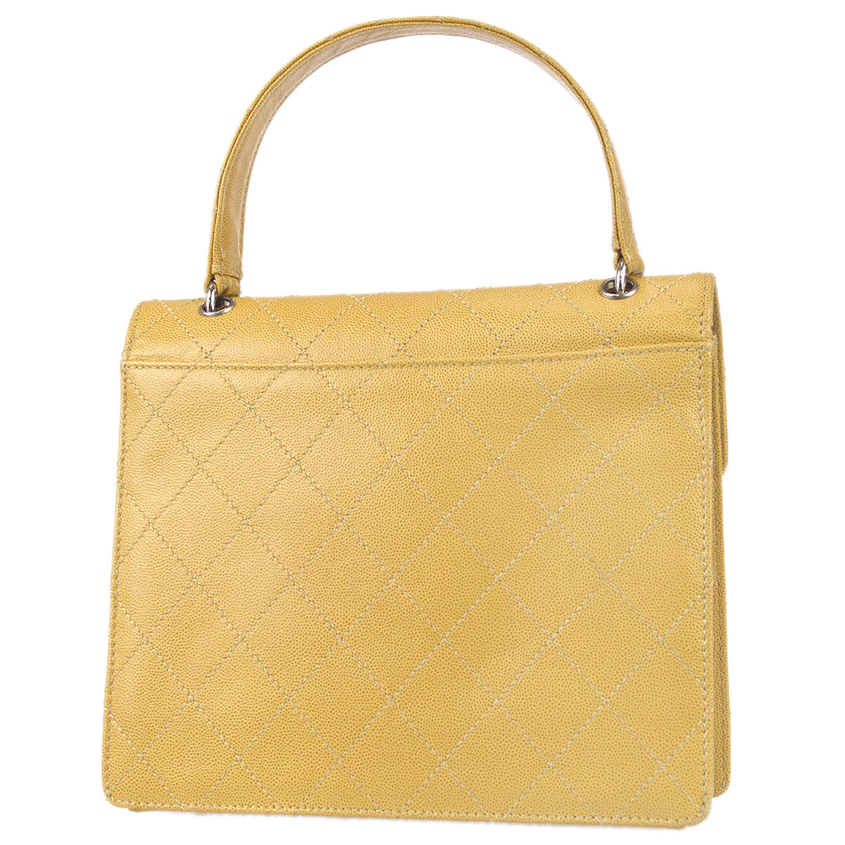 Chanel Handbag Beige Caviar