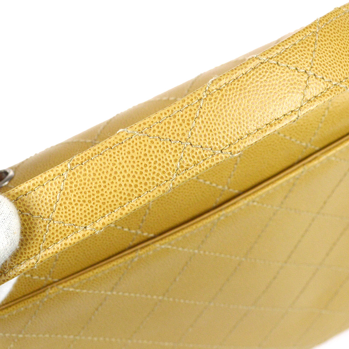 Chanel Handbag Beige Caviar