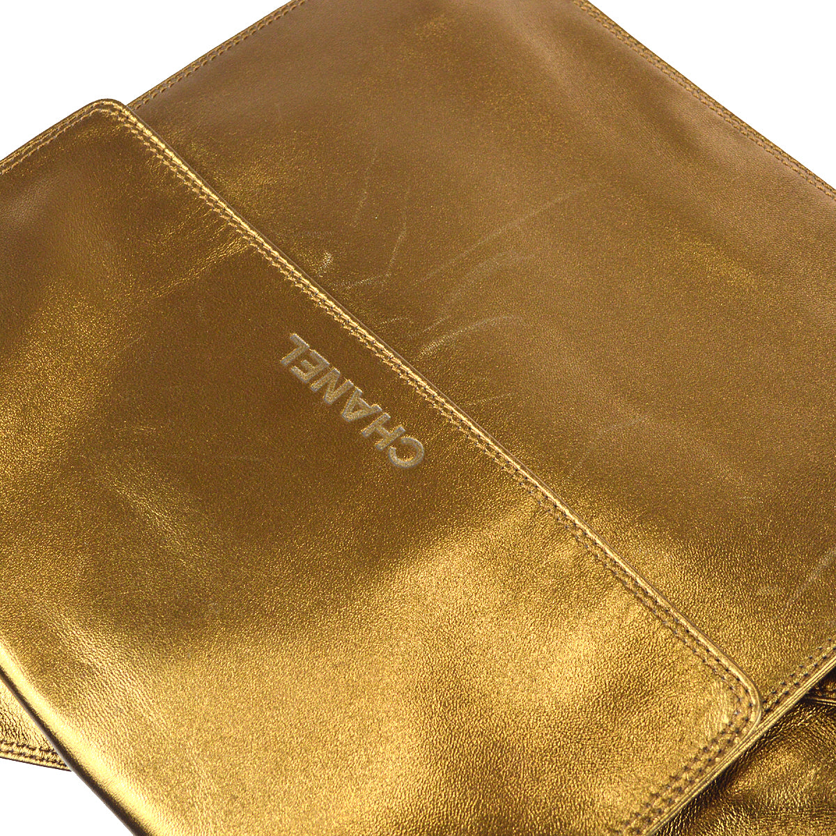 Chanel 2000 Shoulder Bag Bronze Lambskin