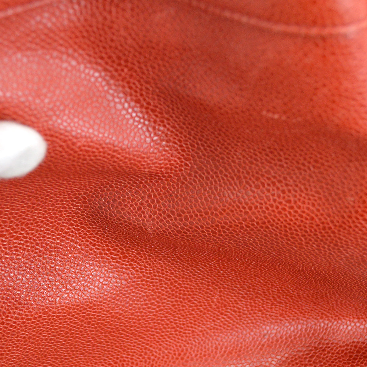 Chanel Triple CC Drawstring Chain Shoulder Bag Red Caviar