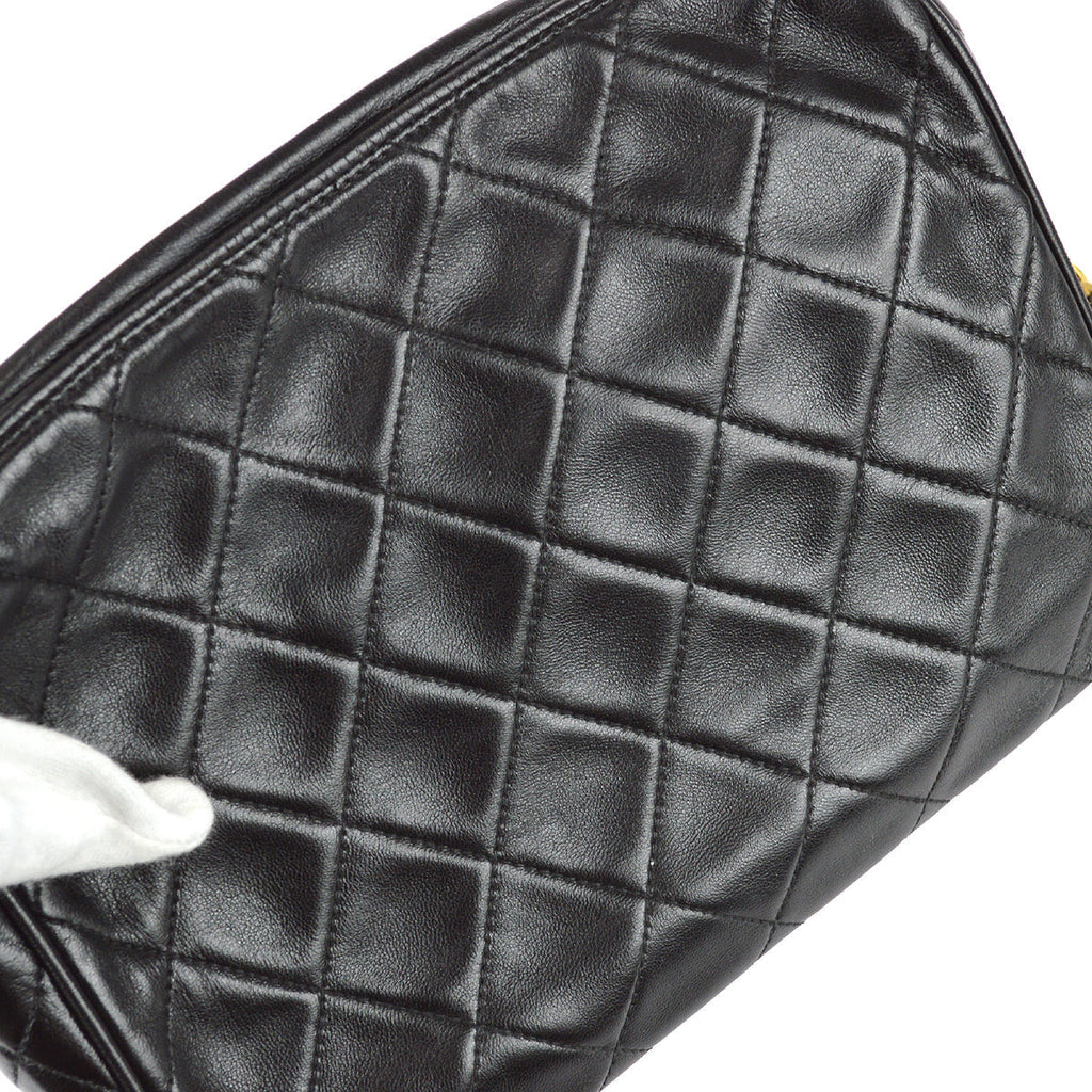 Chanel 1994-1996 Camera Bag Small Black Lambskin
