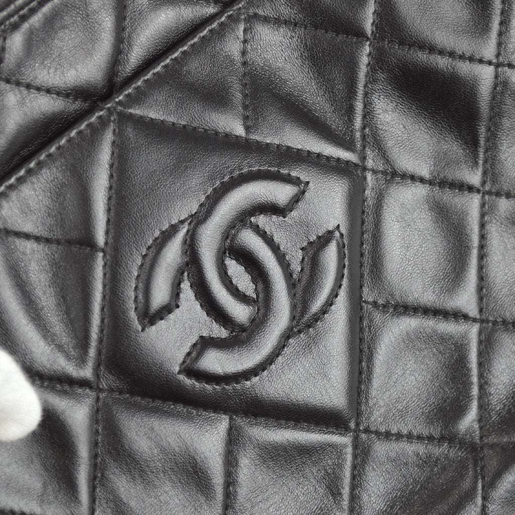 Chanel 1994-1996 Camera Bag Small Black Lambskin